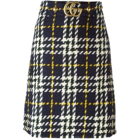 gucci tartan skirt|Gucci leopard skirt.